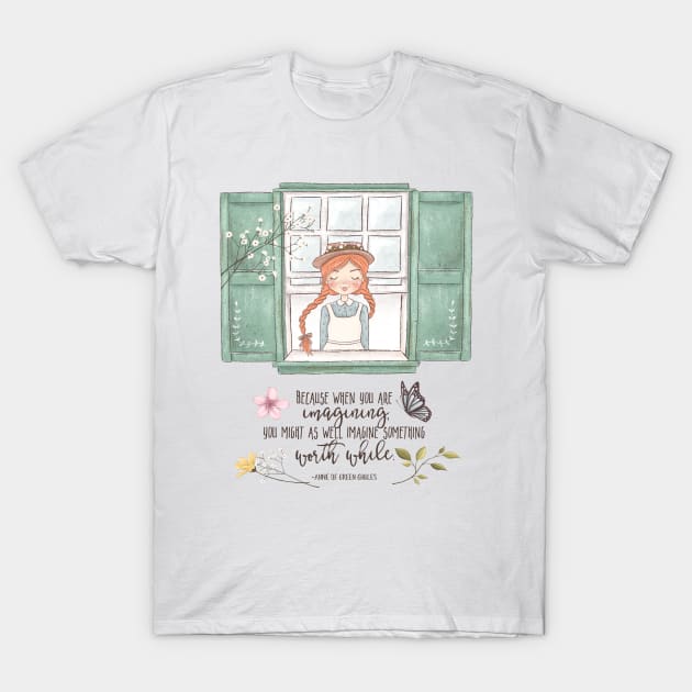 Anne - Imagining T-Shirt by eviebookish